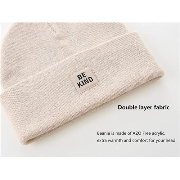Unisex Beanie Hat Warm Knit Winter Hats main image 5